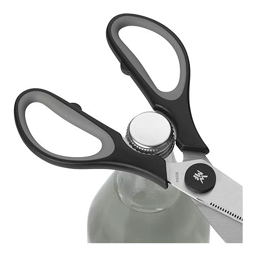  WMF “Touch” Kitchen Scissors, Stainless Steel, Lagoon Blue, Ergonomic Shape