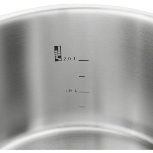  ZWILLING Vitality Saucepan Set, 5-Piece, 4 Lids, Suitable for Induction Cooking, Stainless Steel, Silver