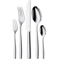 WMF Palma Cutlery Set for 12 People, 60-Piece Cutlery Set, Monobloc Knives, Polished Cromargan Stainless Steel, Glossy, Dishwasher Safe