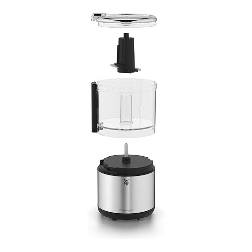  WMF KUCHENminis Cromargan Matt Space-Saving Multi Chopper with One-Handed Operation and Removable Container (0.3L) 65 W