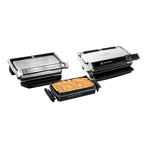  Tefal XA7278 OptiGrill+ XL Baking Tray, Suitable for All OptiGrill+ XL Models, 2 Litre Capacity, Non-Stick Die-Cast Aluminium Mould, Portions 4 to 6, Black