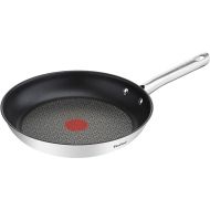 Tefal A70404 Duetto stainless steel pan suitable for induction cookers, 28 cm