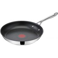 Tefal Cook's Direct Jamie Oliver Frying Pan | Suitable for Induction Cookers | Dishwasher Safe | Durable Non-Stick Coating | Thermal Signal Technology | Stainless Steel