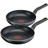 Tefal Issencia XXL 2-Piece Pan Set, 28 + 32 cm Pan, Non-Stick Frying Pans with Integrated Temperature Display, Ergonomic Thermoplastic Handle, Extra Deep Shape, Non-Stick Pan