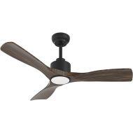 OFANTOP Ceiling Fan with Lighting, 132 cm Ceiling Fan with Light, 35 W Quiet DC Motor, Wi-Fi and Voice Control, 3 ABS Blades for Bedroom, Living Room