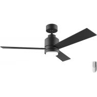 Cecotec Deckenventilator EnergySilence Aero 4850 Style Black. 30 W, Durchmesser 48 Zoll mit 3 Flugeln, Fernbedienung, DC-Motor, 6 Geschwindigkeiten, Winter-Summer und Natural Breeze