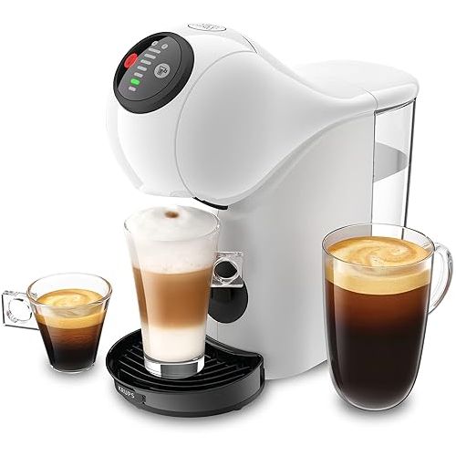  Krups NESCAFE Dolce Gusto Genio S Capsule Machine, Hot and Cold Drinks, 15 Bar Pump Pressure, 0.8 L Water Tank
