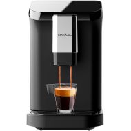 Cecotec Superautomatische Kaffeemaschine Cremmaet Macchia Black. 1350 W, Thermoblock, 19 Bar Pumpendruck, Plug&Play-System, Kaffeevorratsbehalter mit integrierter Muhle, Automatische Reinigung