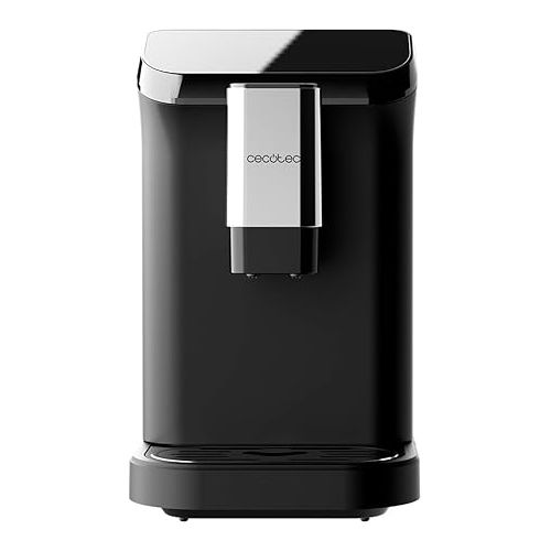  Cecotec Superautomatische Kaffeemaschine Cremmaet Macchia Black. 1350 W, Thermoblock, 19 Bar Pumpendruck, Plug&Play-System, Kaffeevorratsbehalter mit integrierter Muhle, Automatische Reinigung