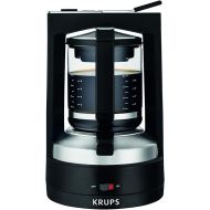Krups KM 4689 coffee maker - coffee makers (Built-in, Mocha, Black, Stainless steel, Jug, Glass)