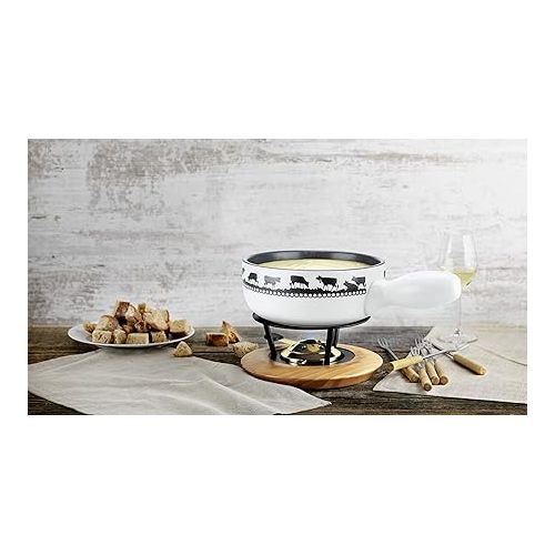  KUHN RIKON Ceramic Cheese Fondue Set