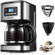 HOUSNAT Filter Coffee Machine, Programmable Coffee Machine, Shower Head Technology and Optimal Brewing Temperature, Quick Heating System & Timer & Warming Function, Capacity for up to 1.8 L 12 Cups