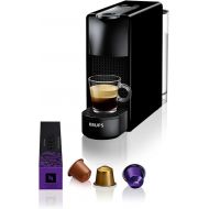 Krups Nespresso XN1108 Essenza Mini coffee capsule machine, 1260 watts, black, 0.6 liters