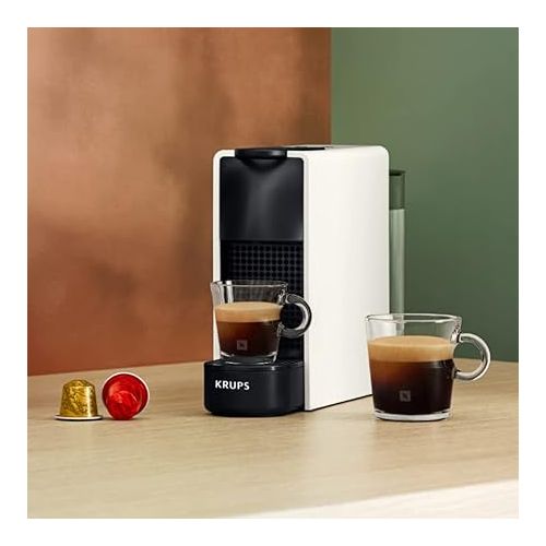  Krups Nespresso XN1108 Essenza Mini coffee capsule machine, 1260 watts, black, 0.6 liters