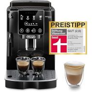 De'Longhi Magnifica Start ECAM222.20.B Fully Automatic Coffee Machine with Milk Frothing Nozzle for Cappuccino with Espresso Direct Dial and 2x Espresso Functions, 13-Stage Cone Grinder, 1450 W, Black