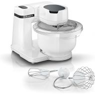 Bosch MUMS2AW00 Series 2 Food Processor 3.8 L Plastic Bowl, Planetary Mixer, 4 Levels, Dough Hook/Whisk/Whisk, Dishwasher-safe, 700 W, White