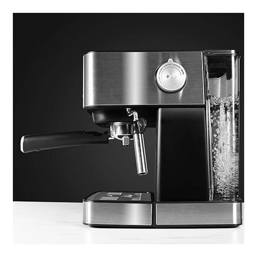  Cecotec Espresso and Cappuccino Coffee Machine, Mechanical, Stainless steel