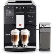 Melitta Caffeo Barista TS Smart F850-102, Fully Automatic Coffee Machine with Milk Container, Smartphone Control with Connect App, One Touch Function, Black