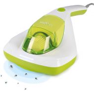 Maxxmee Mite Handheld Vacuum Cleaner, Anti-mite Vacuum Cleaner with UV-C Light, Destroys 99.9% of All Mites, Includes HEPA Filter and 250 ml Dust Container (Mattress Vacuum Cleaner/Limegreen)