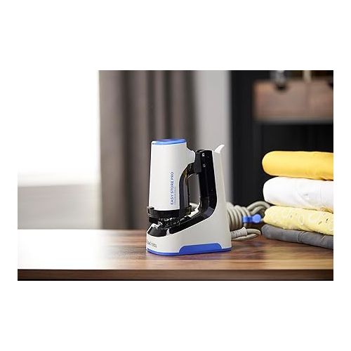  Russell Hobbs Steamer [Foldable, Space-Saving Cable Storage] Steam & Fold (1500 W, Quick Heating, Includes Attachment for Fabrics, 3 m Long Cable, Travel Iron) Steam Iron Ropes 26740-56