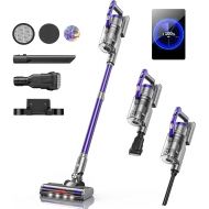 HONITURE Cordless Vacuum Cleaner with 38000 PA Strong Suction Power, Wireless Vacuum Cleaner Battery Up to 55 Minutes Running Time / 450 W / for Hard Floors and Carpets 【S14】