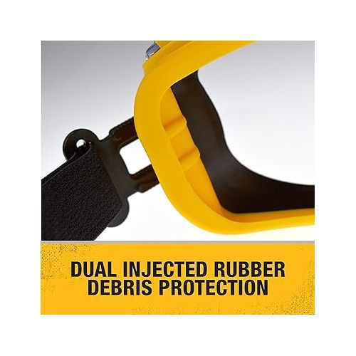  Dewalt DPG82 Concealer Anti-Fog Dual Mold Safety Goggle - 1 Pair