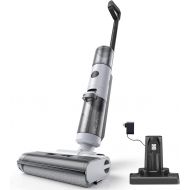 JONR ED12 Wet Dry Vacuum Cleaner, Wireless Wet Dry Vacuum Cleaner, Edge Cleaning Brush, 4-in-1 Vacuum Cleaner and Mop, Self-Cleaning, 850 ml Water Tank, 30 Minutes Running Time for Hard Floors, Pet