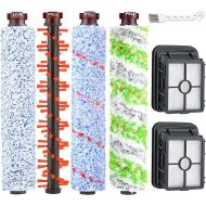 JORAIR Brush Roll Filter Accessories Compatible with Bissell Crosswave 17132, 2225N, 2582N, 25821, 2519, 1785, 1926 Series, 3-in-1 1868F Milti-Surface Brush and 1866 Vacuum Filter for Bissell