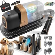 KESSER® Dog Clipper with Vacuum Cleaner Quiet Clipper with Battery Pet Care Set with Accessories for Dogs and Cats Pet Hair Trimmer 7-in-1 2.3L Dust Container and 7 Care Tools