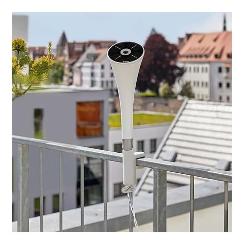  Gardena ClickUp! Solarlampe: schaltet sich automatisch bei Dunkelheit ein, kombinierbar mit der ClickUp! Balkonhalterung oder dem ClickUp! Stiel, stabile One-Click Befestigung (11440-20)