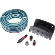 Gardena Water Hose Holder Set Textile Hose, Turquoise, Anthracite, 20 Metres