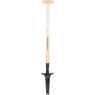SHW-FIRE 59006 Profi Weed Cutter, Hand-Forged, with T-Handle, Ash Wood Handle, with Tread, 105 cm