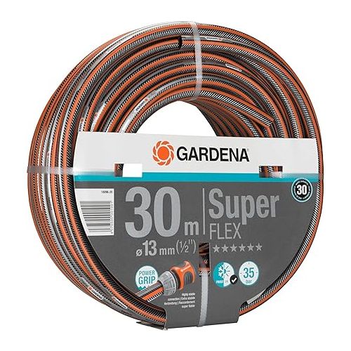  Gardena Premium SuperFLEX Hose 13 mm Diameter, 30m