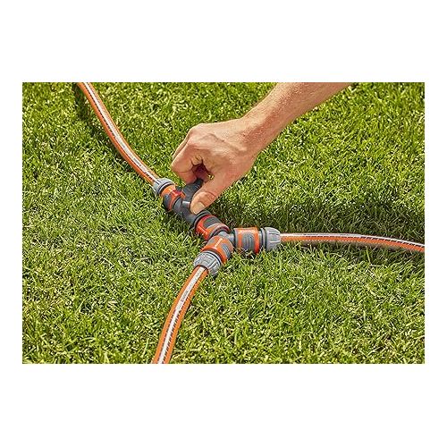  Gardena Regulating Valve: Control Valve for Continuous Regulation and Shut-off of Water Flow, Range Adjustment of a Sprinkler (18267-20), Modern