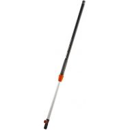 Gardena combisystem Telescopic Handle, Extension Handle for all combisystem Small Appliances, Can be Extended in 10 cm Steps, with Large Locking Screw and Hanging Eyelet, 90 - 145 cm, Black, Orange, Silver