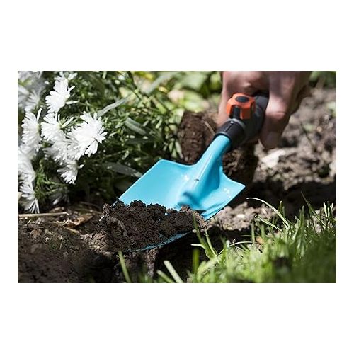  Gardena combisystem Small Appliance Set: Set Consisting of Trowel and Flower Rake for Effortless Planting and Transplanting in Beds and Flower Boxes, Includes Combisystem Small Appliances Handle