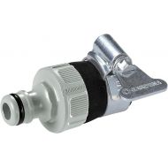 Gardena water thief: Universal tap adapter for connecting the Gardena garden hose to a tap without thread with an outer diameter of 14-17 mm, corrosion-resistant (2908-20)