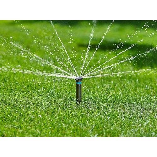  Gardena MD40 Pop-Up Sprinkler System, Pop-Up Irrigation System for Medium Lawns up to 40 m², Range of 2.5-3.5 m, with Rotary Nozzle, 3/4 Inch Male Thread (8231-20)