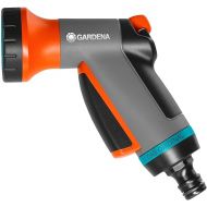 Gardena Watering Sprayer Compact Garden Sprayer, City Gardening Balcony Shower Head, Black, orange, turquoise