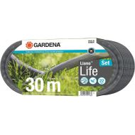 Gardena Liano Life 18457-20 Textile Hose 1/2 Inch, 30 m Set: Highly Flexible Garden Hose Made of Textile Fabric, with PVC Inner Hose, No Bending, Lightweight, Weather-Resistant