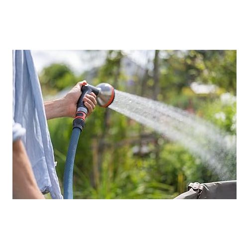  Gardena Liano Xtreme 18484-20 3/4 Inch 30 m Set Extremely Robust Textile Fabric Garden Hose with PVC Inner Hose Lightweight Weather-Resistant Multicoloured