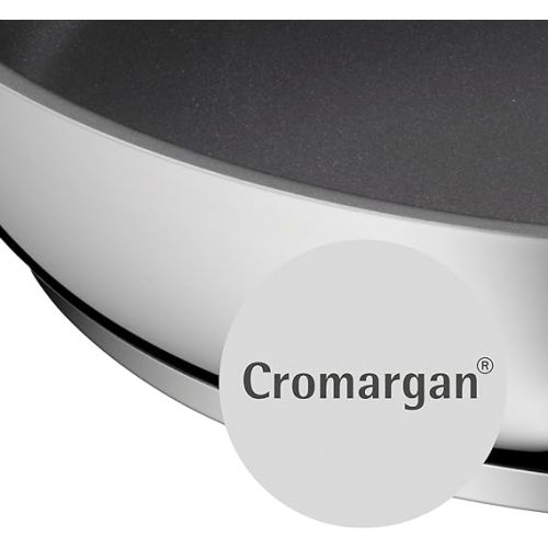  WMF Frying Pan 24 cm Stainless Steel Cromargan Coated Oven-Proof