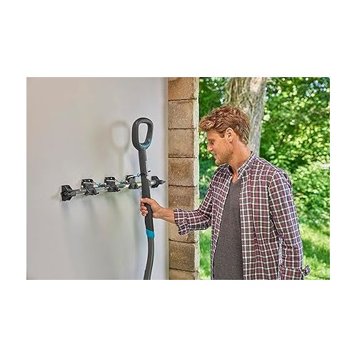  Gardena Device Holder Plus: Wall Mount for Home and Garden Tools, 78 cm Width, 60 kg Maximum Weight, Space-Saving, Flexibly Expandable, Individually Adjustable (3509-20) Multicoloured