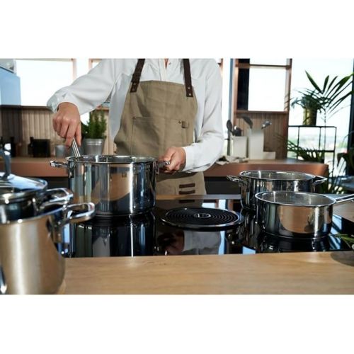  Zwilling Quadro 65060-000-0 Cookware Set, Suitable for Induction Cookers, 5 Pieces, Silver, 60 x 50 x 30 cm