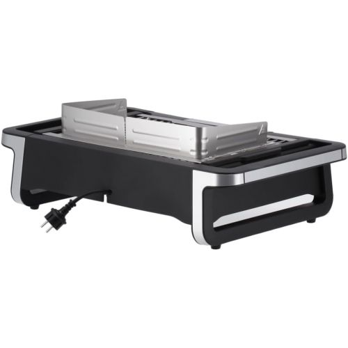  Severin Senoa Boost PG 8113 Grill with 500 °C BoostZone and SafeTouch Housing, 3000 Watt, Black