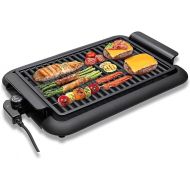 Scheffler Table Grill Electric 1200 W Electric Grill Balcony Electric Grill, Smokeless Portable Grill Electric, Electric Grill for Balcony, BBQ Grill, Thermostat, 38 x 25 cm