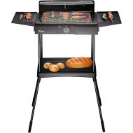 Electric Grill | 2,000 Watt | Thermostat | Continuous Temperature Control | Table Grill | Stand Grill | Party Grill | Electric BBQ Grill | Table Grill | Cool Touch Handles