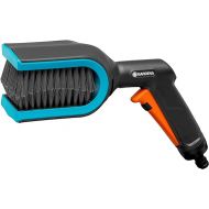 Gardena Cleansystem 18850-20 Blind Brush: Cleaning Brush for C or Z Slats, Easy Slat Cleaning, Rotating Brush Head, with Water Connection, Comfortable Permanent Lock