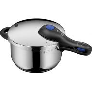 WMF Perfect Plus One Pot Pressure Cooker Induction 4.5 L, Pressure Cooker with Flame Protection, Large Cooking Signal, 2 Cooking Levels, Removable Lid Handle, One-Handed Cooking Step Controller,
