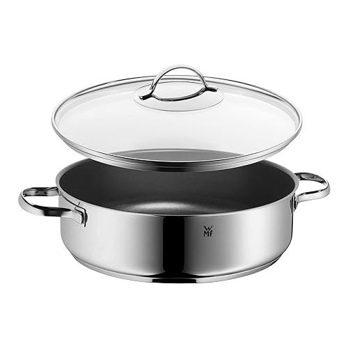  WMF 0761406380 Serving and Braising Pan with Glass Lid Diameter 28 cm